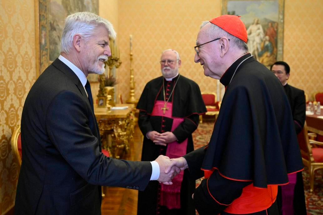 ITALY - POPE LEO XIV RECEIVES IN PRIVATE AUDIENCE MR PETR PAVEL  AT  THE  VATICAN - 2026/1/19