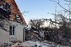 Následky ruských útoků v Charkově. Foto z 19. ledna 2026.