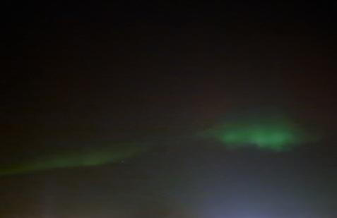 polární záře, Praha