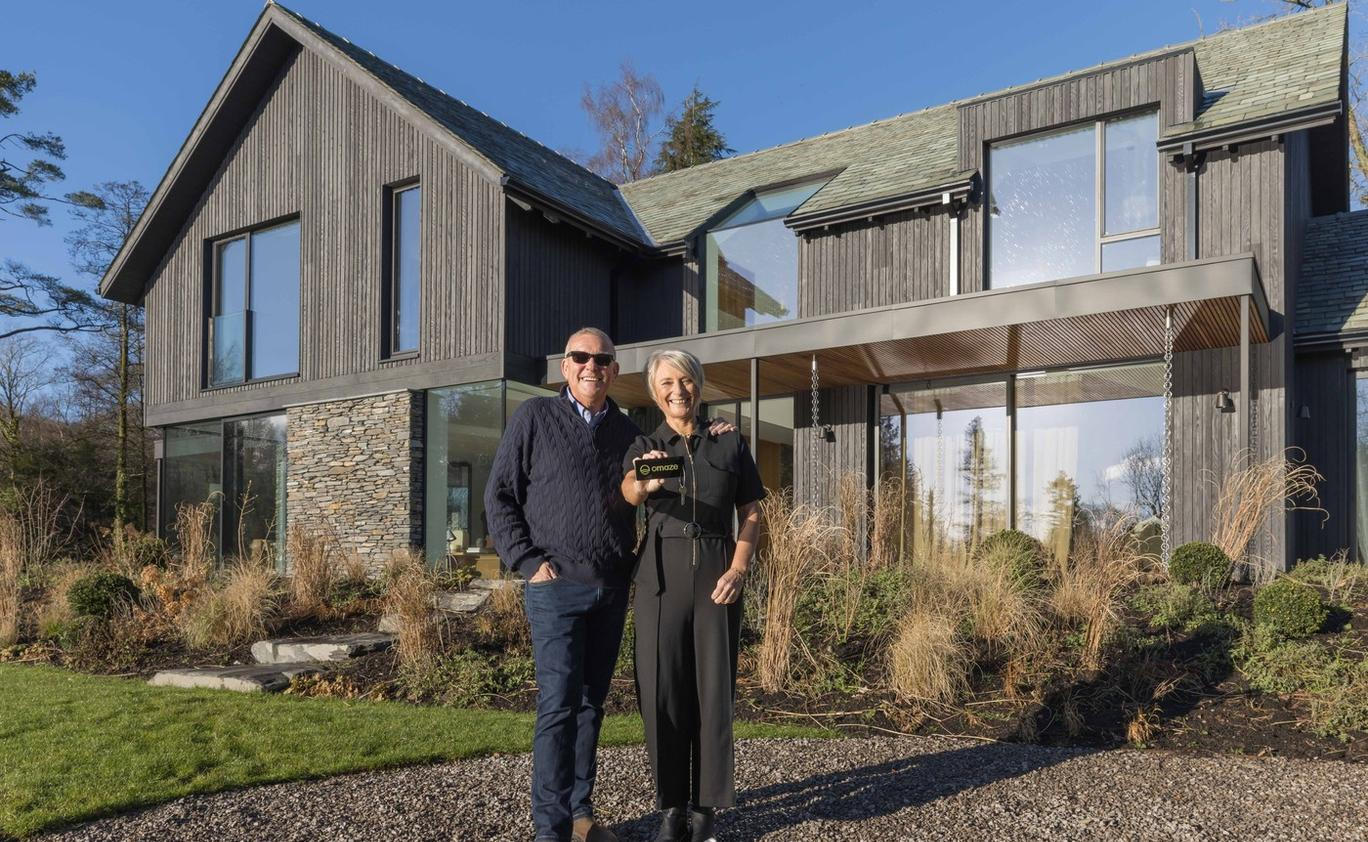 Wife wins £4.5M Omaze mansion - after ignoring husband's advice 'not to bother'