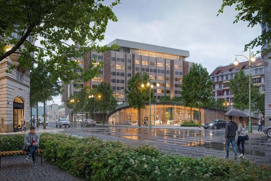 Když se město stává jevištěm. Piazzetta hotelu Fairmont jako nové srdce Pařížské