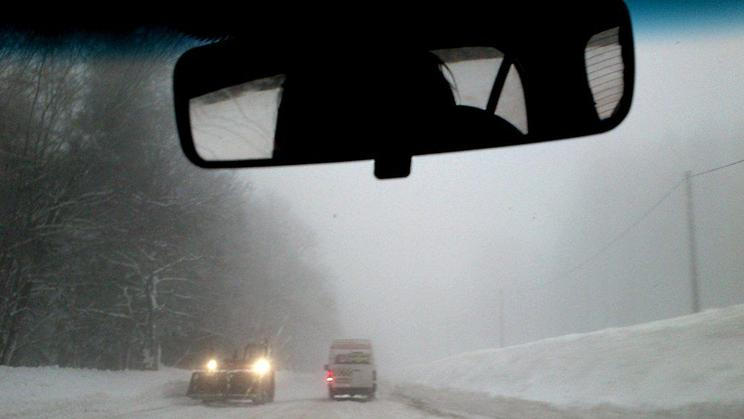 Sníh-silnice-pluh-Orlické hory