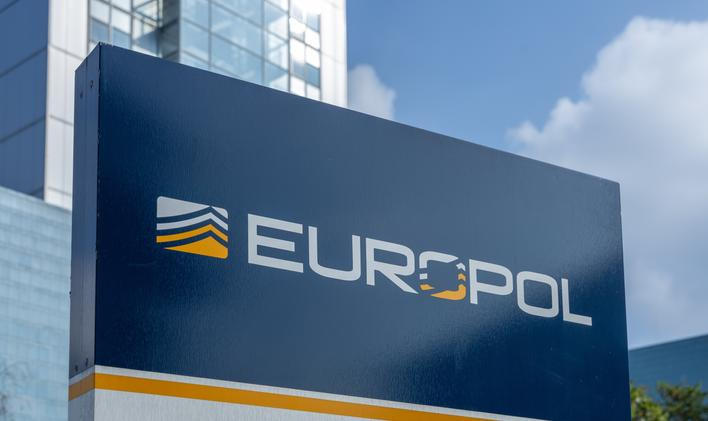 The,Hague,,The,Netherlands.,2,September,2023.,Europol,Logo,Sign.