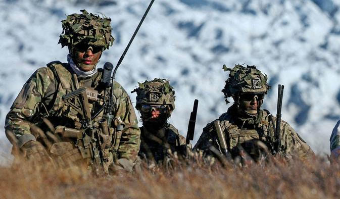 FILE PHOTO: Military drills in Greenland