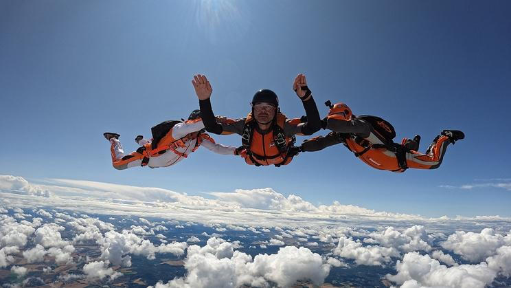 Radek Jaroš ve vzduchu