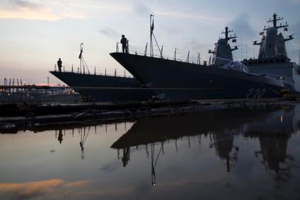 Russia Warship In Indonesia