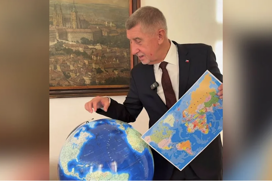 Potřebuje glóbus, aby našel Grónsko! Z Babišova videa měli legraci i v zahraničí