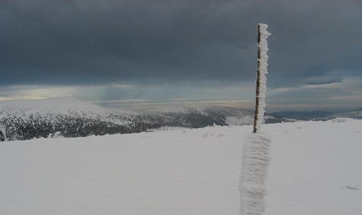 Mráz v Krkonoších