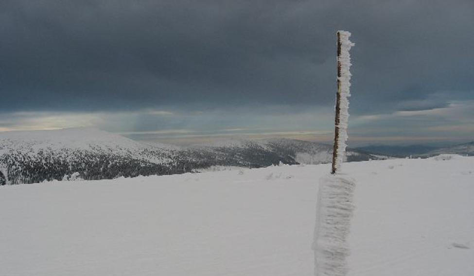 Mráz v Krkonoších