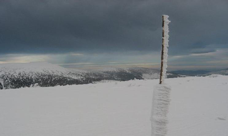 Mráz v Krkonoších