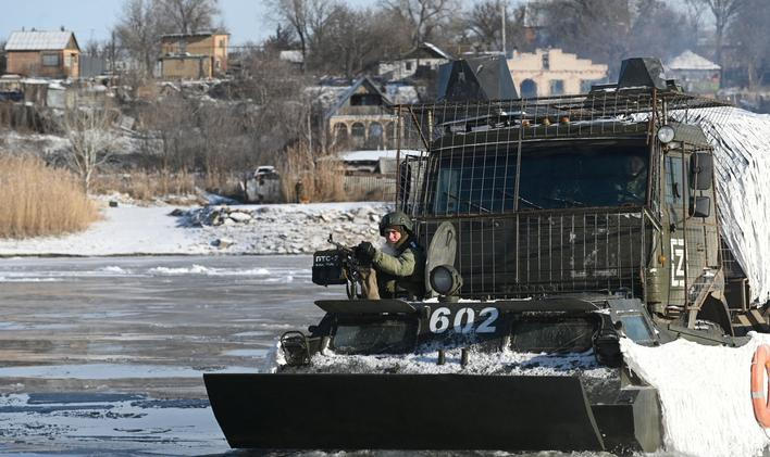Russian soldiers undergo military training in Rostov region