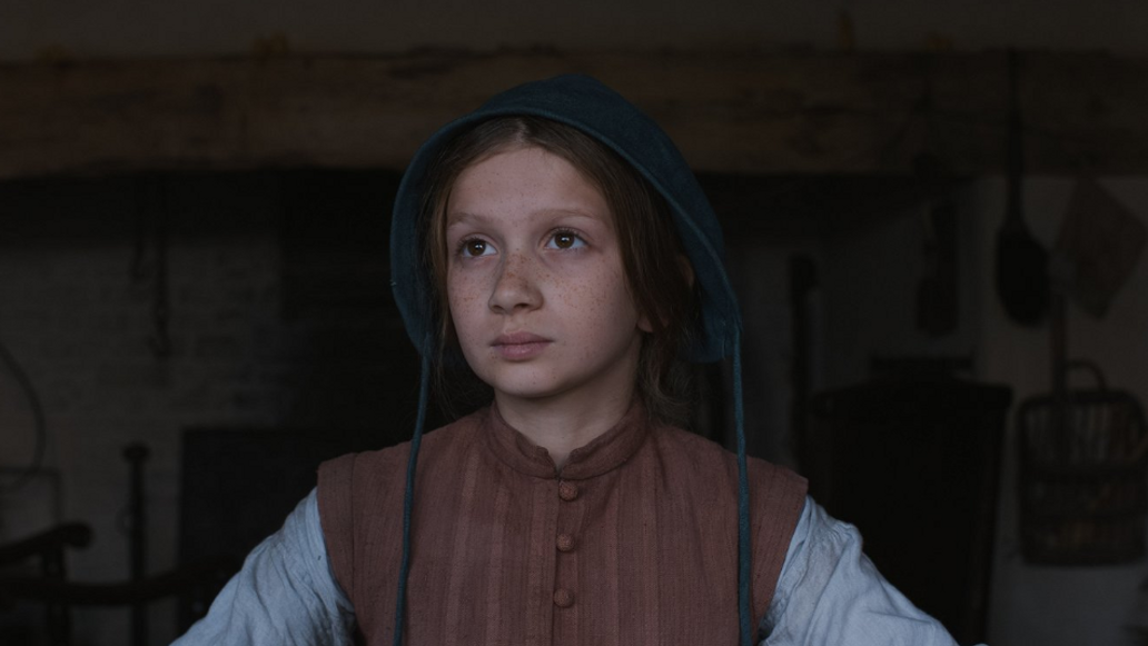 Olivia Lynesová hraje Hamnetovo dvojče Judith.