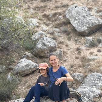 Ilona Bittnerová s dětmi na cestách