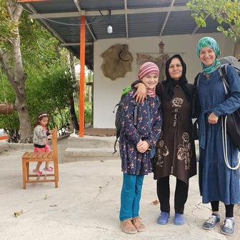 Ilona Bittnerová s dětmi na cestách