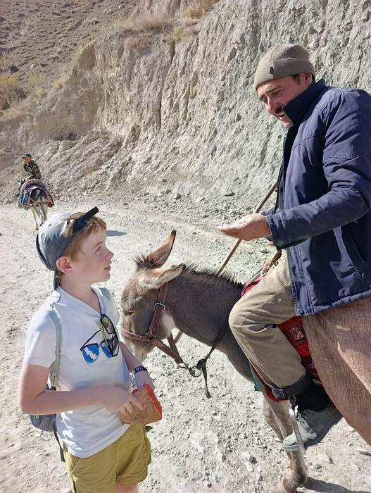 Lenka Linhartová se synem na cestách