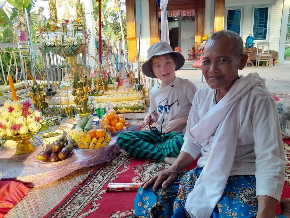 Lenka Linhartová se synem na cestách