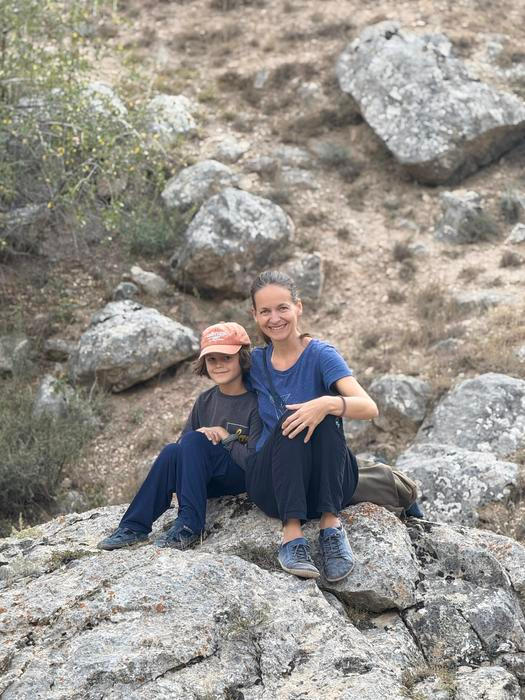 Ilona Bittnerová s dětmi na cestách