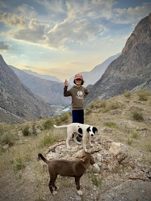 Ilona Bittnerová s dětmi na cestách