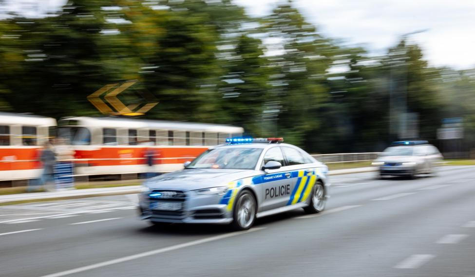 Policie, policejní auto, ilustrační fotografie, ilustrační foto