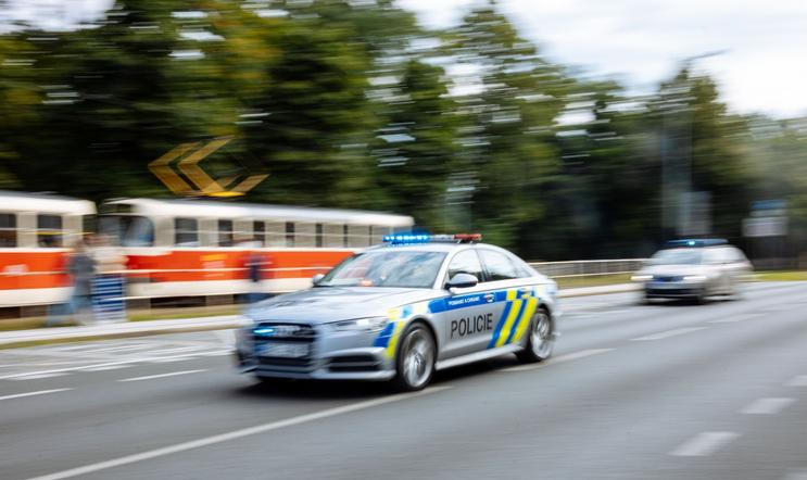 Policie, policejní auto, ilustrační fotografie, ilustrační foto