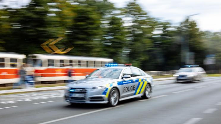 Policie, policejní auto, ilustrační fotografie, ilustrační foto