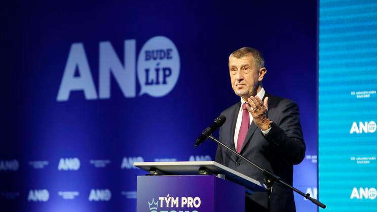 Praha, Volební sněm, Hnutí ANO, premiér a předseda hnutí Andrej Babiš