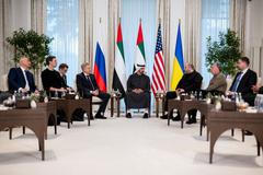 UAE President Receives Delegation Heads for US Russia Ukraine Talks