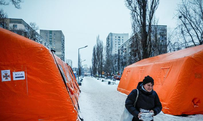 Power blackout in Kyiv