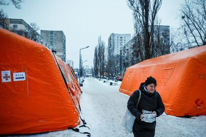 Power blackout in Kyiv