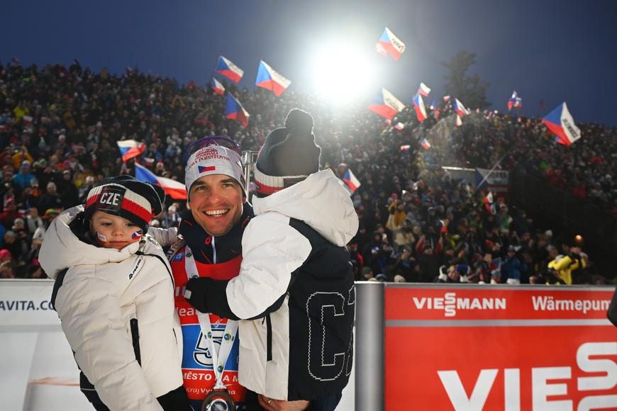 Krčmář v Novém Městě opět zazářil. V hromadném startu dojel mezi elitou