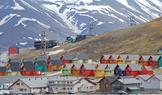 Longyearbyen on Svalbard Island Norway