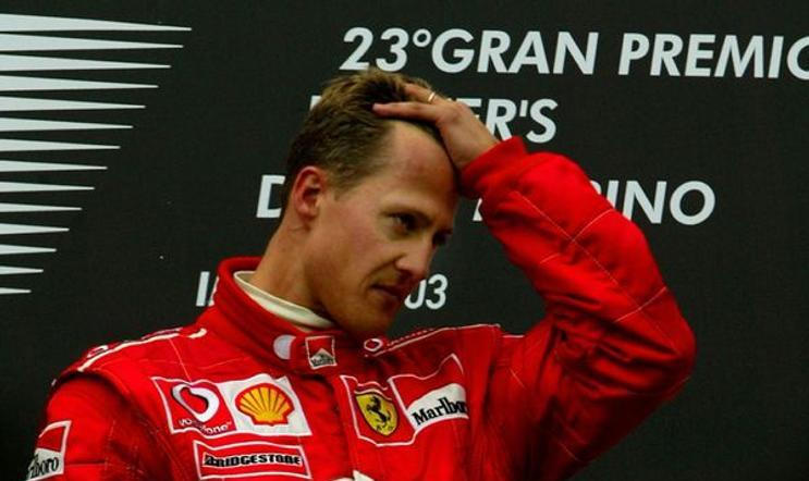 Michael Schumacher v roce 2003 jako pilot Ferrari