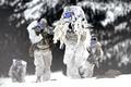 U.S. Navy SEALs Winter camouflage operations