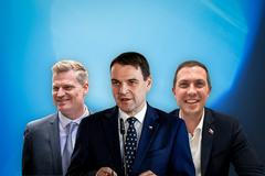 Jaromír Wasserbauer (vpravo) patří k nejdůležitějším lidem na ministerstvu životního prostředí, kde úzce spolupracuje s Filipem Turkem. Spojuje je osoba předsedy Motoristů sobě Petra Macinky, který oba muže přivedl do politiky.