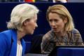 European Commission President Ursula von der Leyen addresses the EU Parliament in Strasbourg