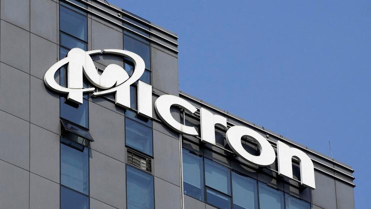 FILE PHOTO: The company logo is seen on the Micron Technology Inc. offices in Shanghai