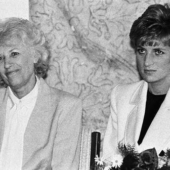 Setkání s princeznou Dianou v roce 1992.