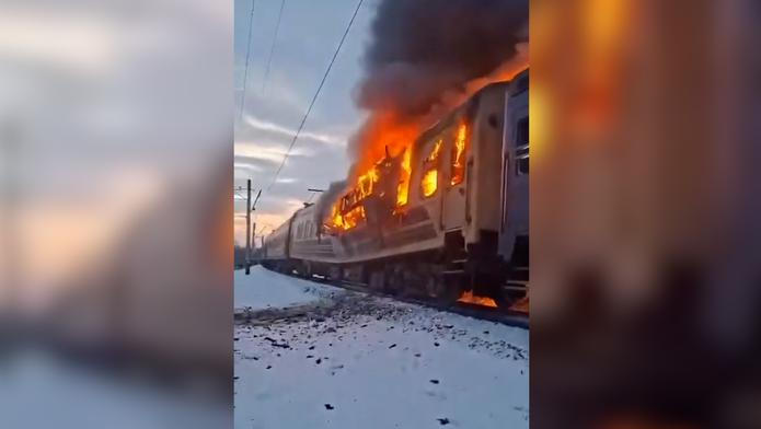 Rusové zaútočili na vlak plný civilistů