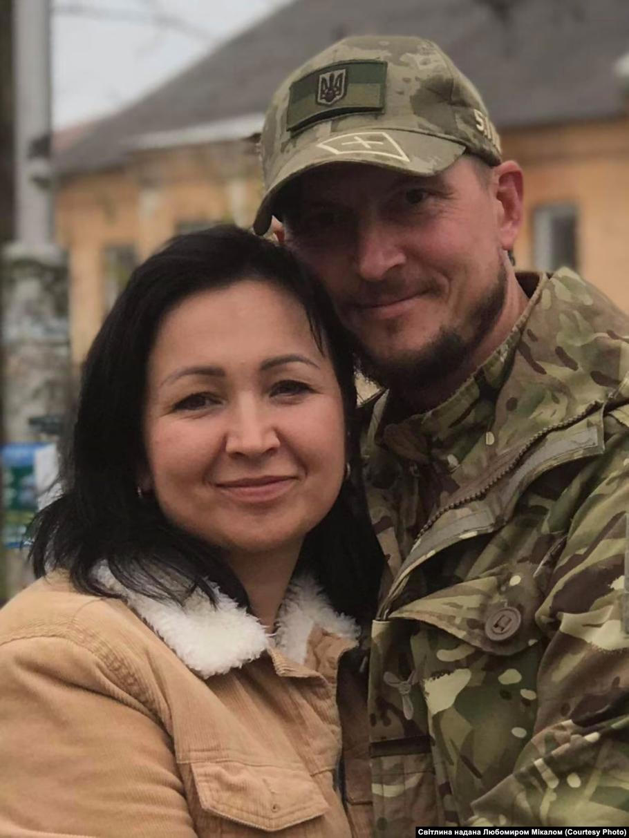 Ljubomir Mikalo se ženou