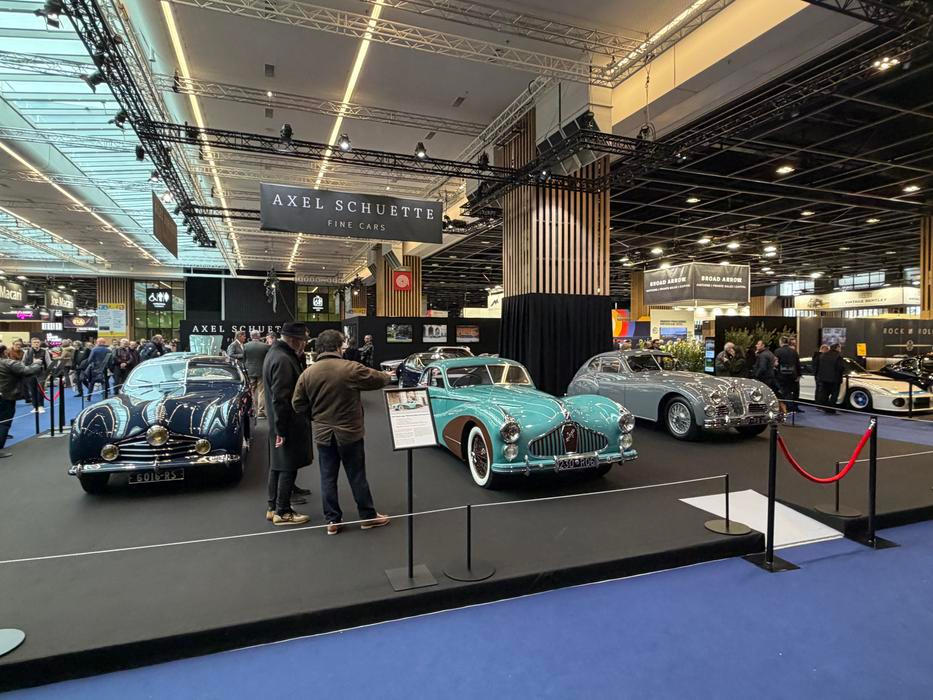 Tři vozy Talbot pochází ze sbírky rodiny Kudelů.