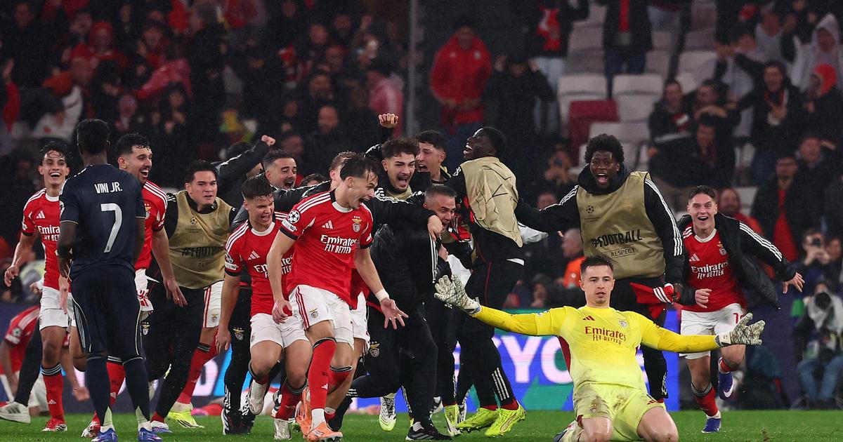 Euforie v Lisabonu. Brankář vystřelil Benfice gólem v závěru poslední postupové místo