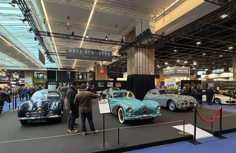 Tři vozy Talbot pochází ze sbírky rodiny Kudelů.