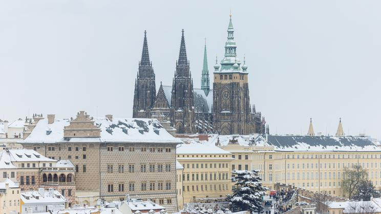 Sníh v Praze