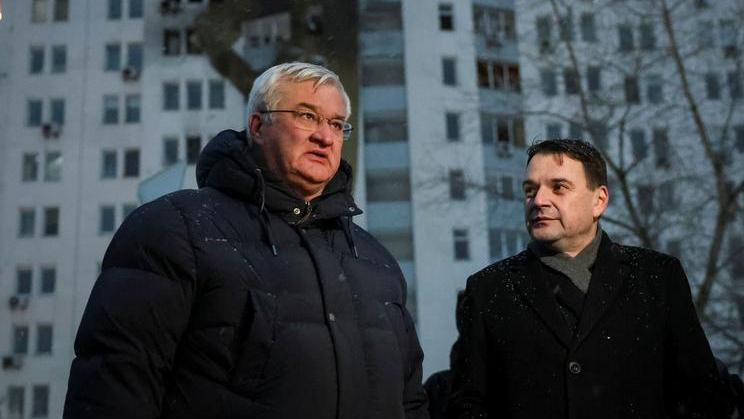 Czech Republic's Foreign Minister Macinka visits Kyiv