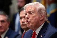 U.S. cabinet meeting at the White House