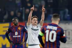 Jiří Panoš slaví gól