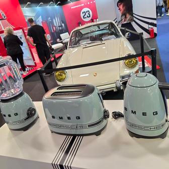 Kolekce domácích spotřebičů inspirovaná Porsche 911.