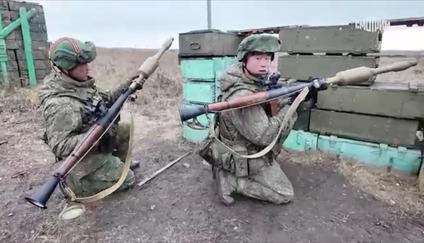 Russian media shared video footage from the country\\\'s defense ministry on Monday April 28, 2025 showing North Korean troops