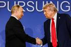 FILE PHOTO: U.S. President Trump meets with Russian President Putin in Alaska
