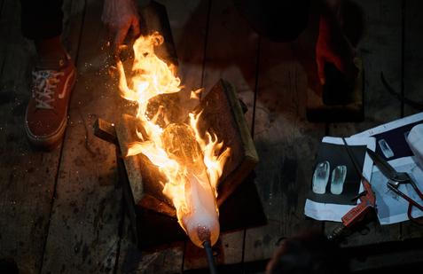 Milano Cortina 2026 - Výroba trofeje Lasvit